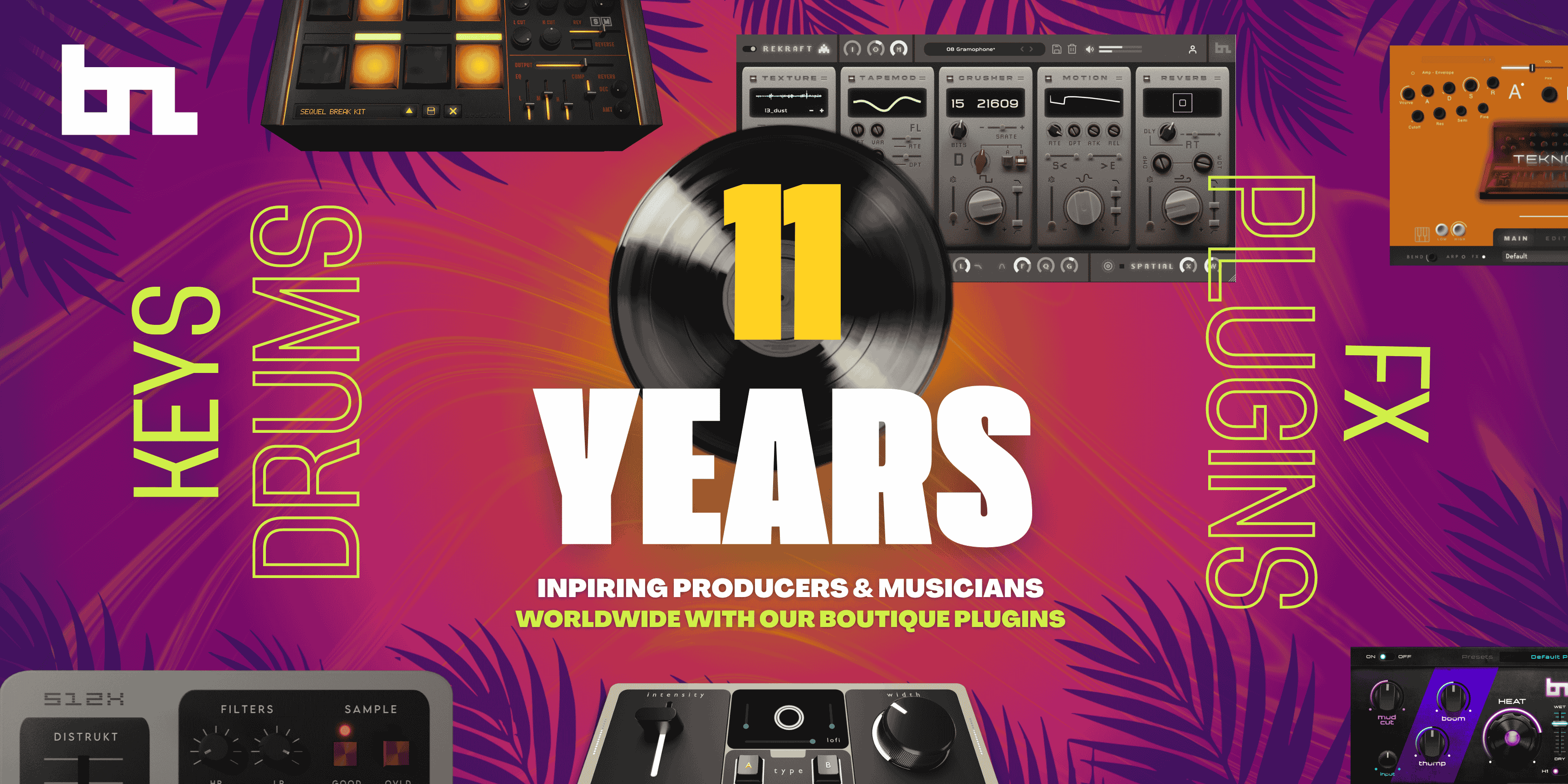 BeatSkillz - 11 Years - inspiring producers & musicians worldwide with our boutique plugins